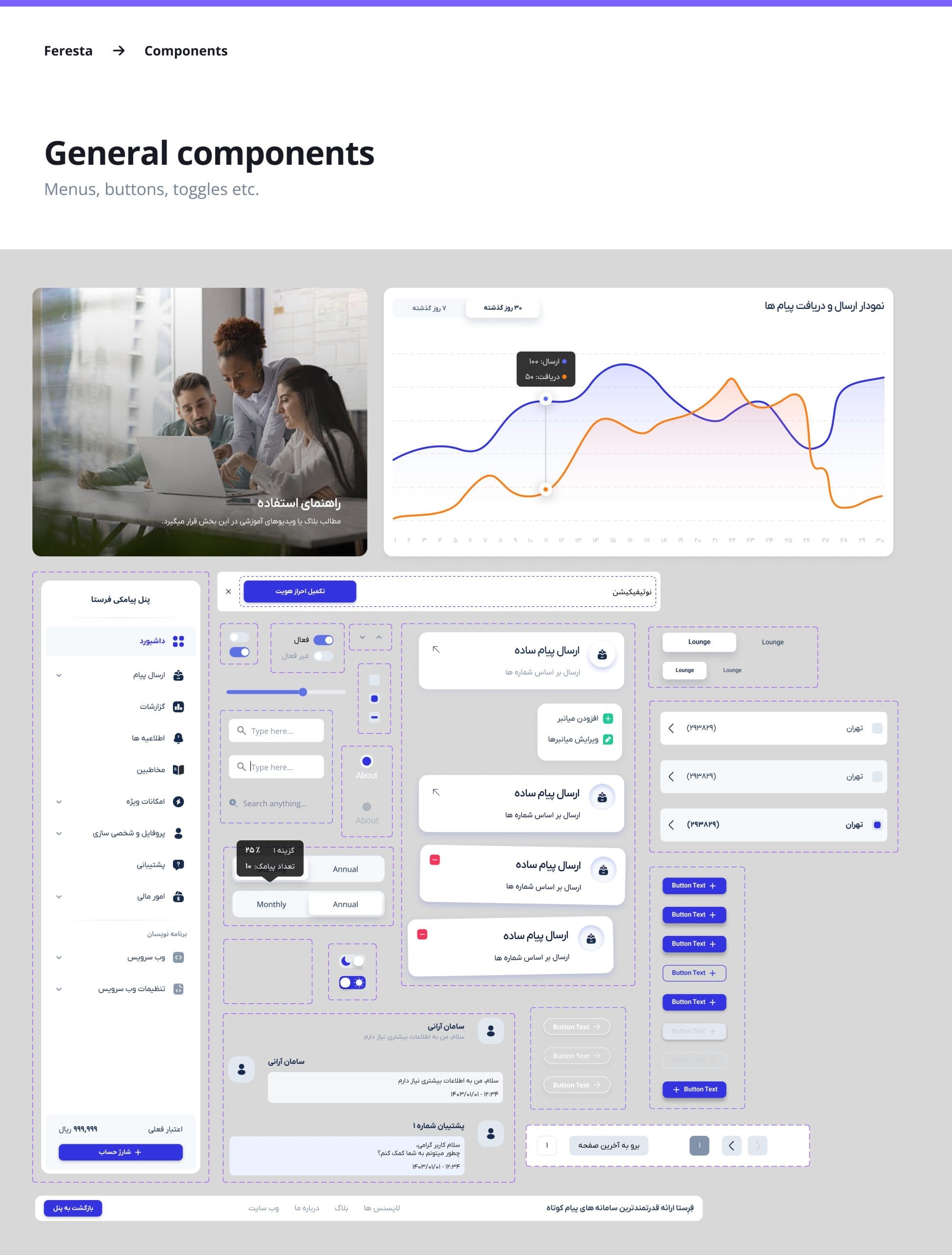 Ferestaa color system and gradients